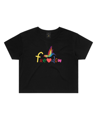 The Merchants of Joy Freedom Crop Tee t-shirt 