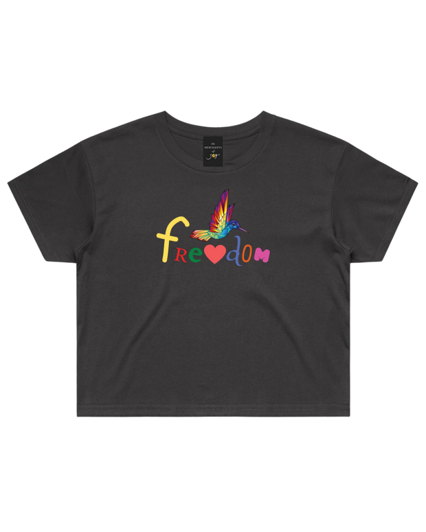 The Merchants of Joy Freedom Crop Tee t-shirt 