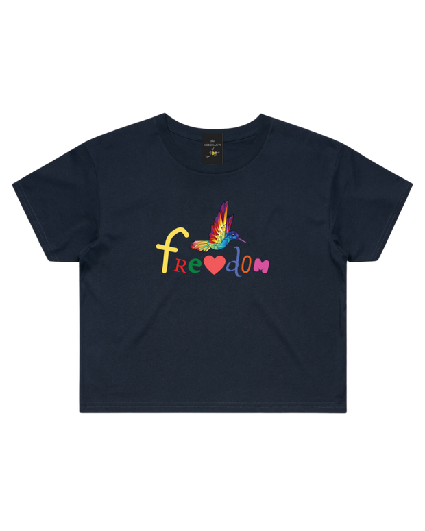 The Merchants of Joy Freedom Crop Tee t-shirt 