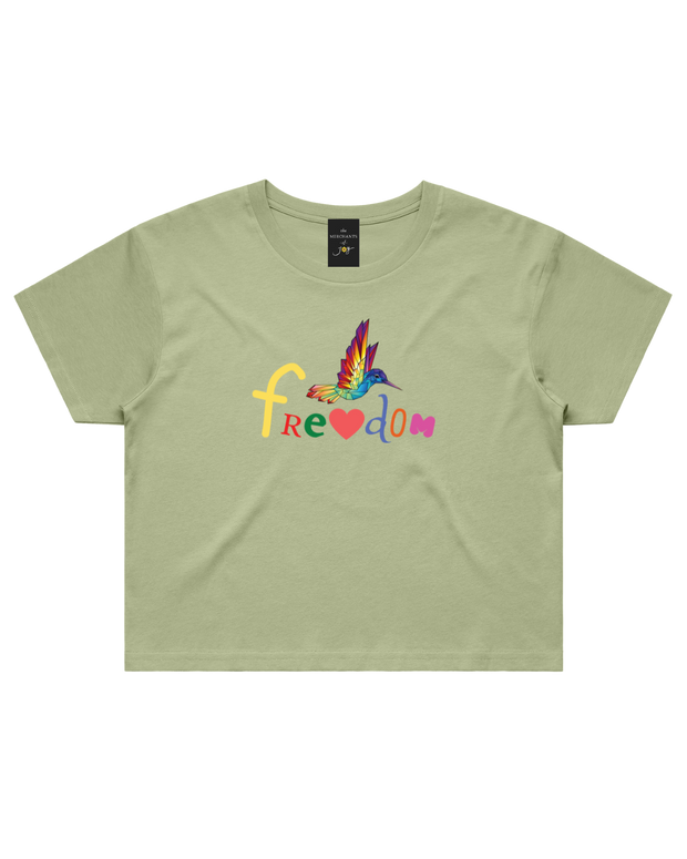 The Merchants of Joy Crop Tee crop t-shirt