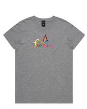 Freedom Women's Tee - Grey Marle