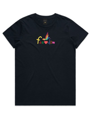 Freedom Women's Tee - Navy