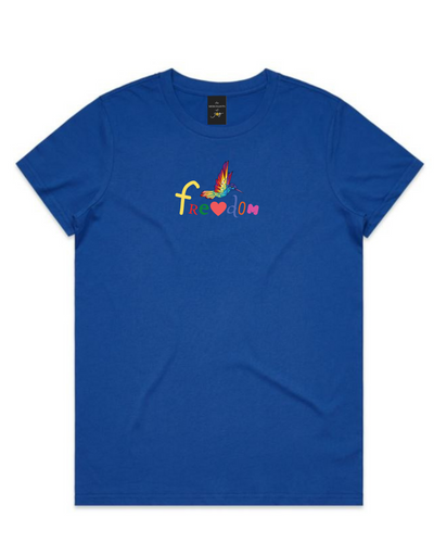 Freedom Women's Tee - Royal Blue