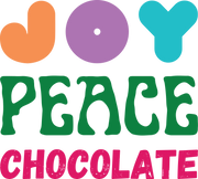 Joy Peace Chocolate Womens Tee - Coal