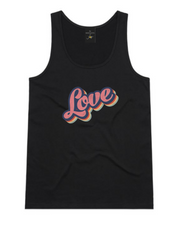 Retro Love Women's Tank Top - Black