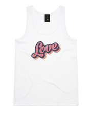 Retro Love Women's Tank Top - White