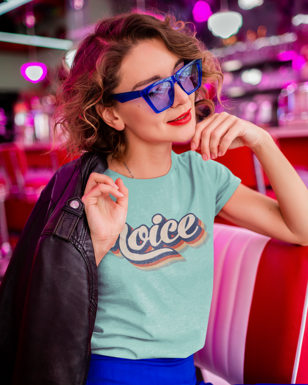 Noice Womens Tee - Pale Blue