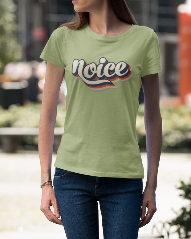 Noice Womens Tee - Pistachio