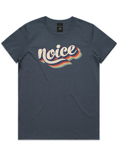 Noice Women's Tee - Petrol Blue