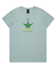 The Merchants of Joy Patience Old Grasshopper tee t-shirt womens patience young grasshopper