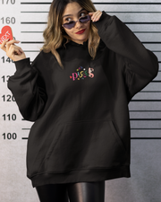 Pisces Zodiac Sign Unisex Hoodie - Black