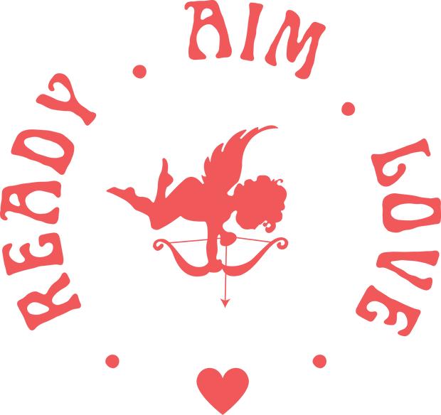 Ready. Aim. Love. Women's Tee - Coal