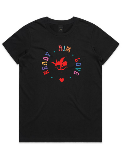 The Merchants of Joy Ready Aim Love tee t-shirt womens