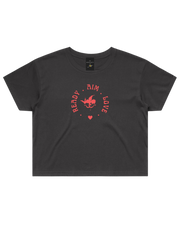 The Merchants of Joy Ready Aim Love Crop Tee T-shirt