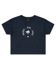 The Merchants of Joy Ready Aim Love Crop Tee T-shirt