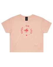 The Merchants of Joy Ready Aim Love Crop Tee T-shirt