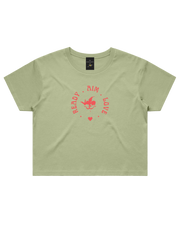 The Merchants of Joy Ready Aim Love Crop Tee T-shirt