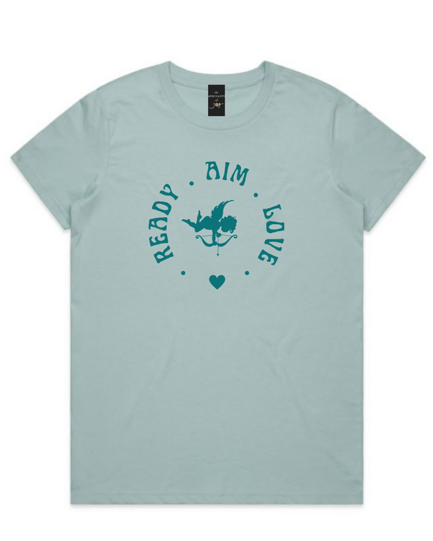 The Merchants of Joy Ready Aim Love tee t-shirt womens