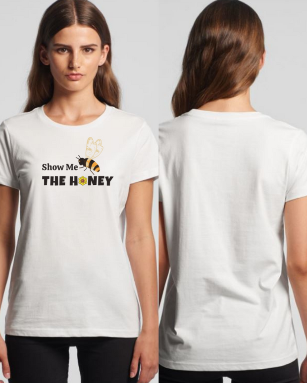 Show Me the Honey Womens Tee - Sage