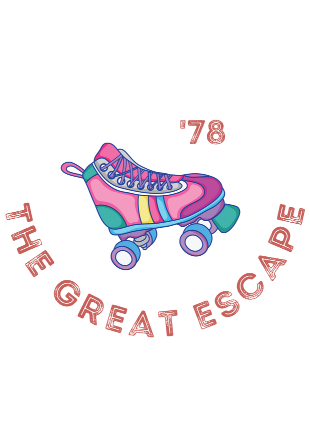 The Great Escape '78 Womens Tee - Pale Pink