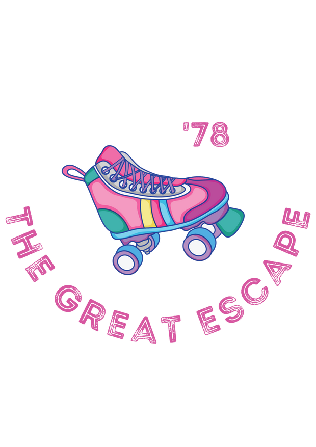 The Great Escape '78 Womens Tee - Charcoal