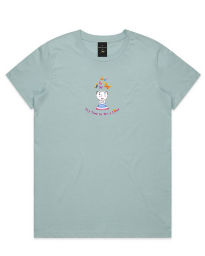 Try Not to be  C*nt Womens Tee - Pale Blue